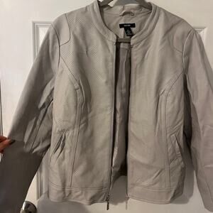 Alfani Faux Leather Jacket - medium